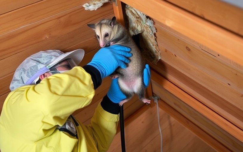 Roof & Ceiling Possum Removal in Ashburton