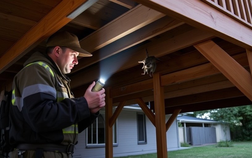 Under Deck Possum Removal in Ashburton